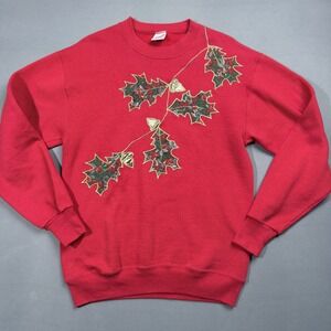 Vintage Jerzees Holiday‎ Sweatshirt Size M